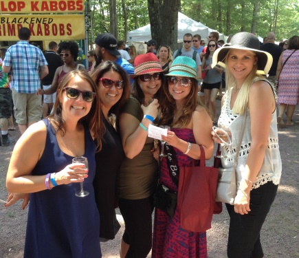 wine fest girls